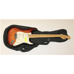 TRINITY RIVER SUNBURST GUITAR WITH 3 PICKUPS AND