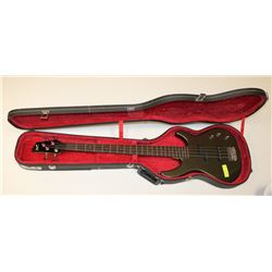 SQUIRE BY FENDER BASS WALNUT GUITAR WITH HARD