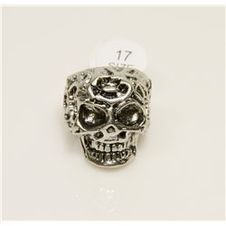 NEW GOTHIC SKULL BIKER RING SIZE: 7