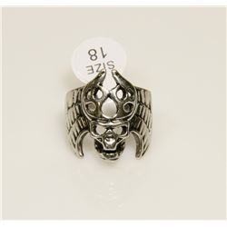 NEW GOTHIC SKULL BIKER RING SIZE: 8