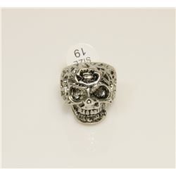 NEW GOTHIC SKULL BIKER RING SIZE: 9
