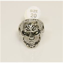 NEW GOTHIC SKULL BIKER RING SIZE: 10