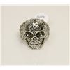 Image 1 : NEW GOTHIC SKULL BIKER RING SIZE: 10