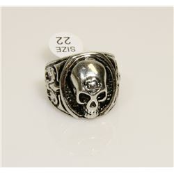 NEW GOTHIC SKULL BIKER RING SIZE: 12