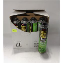 CASE OF 12 DOW SPRAY FOAM