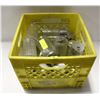 Image 1 : CRATE OF GLASS SUGAR DISPENSERS