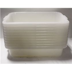 TOTE BOX - LOT OF 10 - NATURAL COLOUR