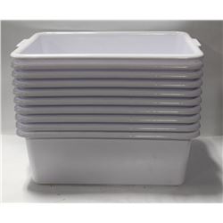 TOTE BOX - LOT OF 10 - WHITE COLOUR