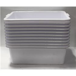 TOTE BOX - LOT OF 10 - WHITE COLOUR