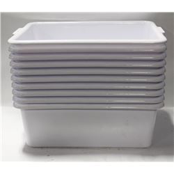TOTE BOX - LOT OF 10 - WHITE COLOUR