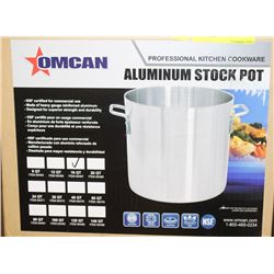 OMCAN 16 QT ALUMINUM STOCK POT WITH LID