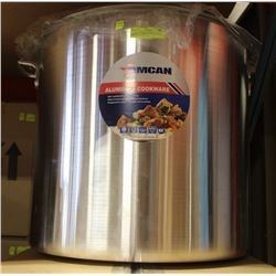 OMCAN 100 QT ALUMINUM STOCK POT WITH LID