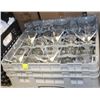 Image 1 : 8 DISHWASHER RACKS W/ ASSORTED GLASSWARE