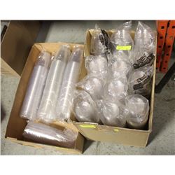 2 BOXES OF ASSORTED PLASTIC CUPS