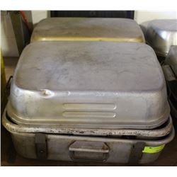 ROASTING PAN & 2 DOUBLE ROASTERS-ON CHOICE