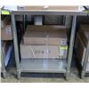 Image 1 : STAINLESS WORK TABLE 30"X36" NEW