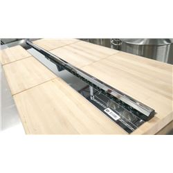 44" STAINLESS STEEL ORDER RAIL