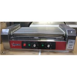 OMCAN 7 ROLLER HOTDOG ROLLER & SNEEZE GUARD