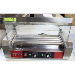 OMCAN 5 ROLLER HOTDOG ROLLER & SNEEZE GUARD