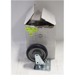 CASTERS - 4 NON-LOCKING WITH 4" PLATE