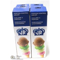 SET OF SIX PORTION SCOOPS