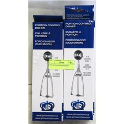 SET OF SIX PORTION SCOOPS