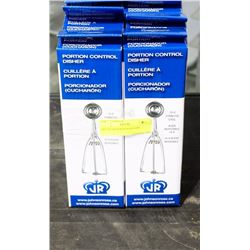 SET OF SIX PORTION SCOOPS