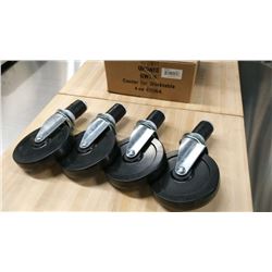 5" WORK TABLE CASTERS - LOT OF 4