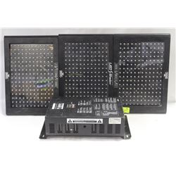 LOT OF 2 CHAUVET LED TECHNO STROBE & 1 LED SHADOW