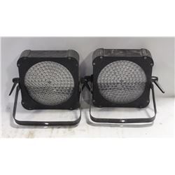 LOT OF 2 ORION PAR 64 FLAT PANEL LED LIGHT