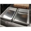 Image 1 : HALF SIZE SHEET PANS WITH EXTENDERS - LOT OF 2 (4P