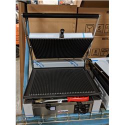OMCAN ITALIAN SINGLE PANINI GRILL, 10" X 14" GRILL