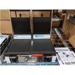 OMCAN ITALIAN DOUBLE PANINI GRILL, 10" X 19" GRILL
