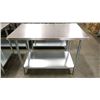 Image 1 : 30" X 84" STAINLESS TABLE