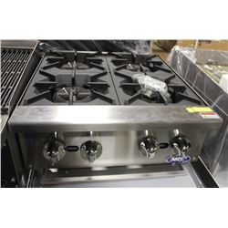 ME#3, MRE HEAVY DUTY COUNTER TOP HOTPLATE 4 GAS