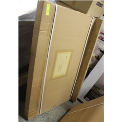 ME#2, 30"X48" S/S WORKTOP TABLE WITH 4" BACKSPLASH