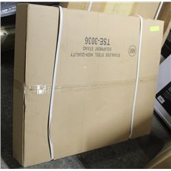 ME#21, 30"X36" S/S EQUIPMENT STAND WITH GALVANIZED