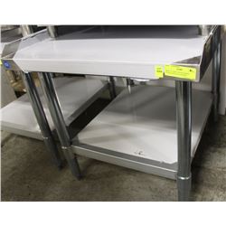 ME#6, 30"X24" S/S EQUIPMENT STAND WITH GALVANIZED