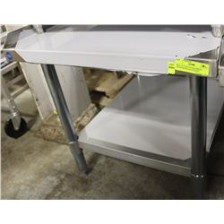 ME#7, 30"X24" S/S EQUIPMENT STAND WITH GALVANIZED