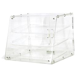 3 TRAY ACRYLIC DISPLAY CASE 20.75" X 17.25" X 16