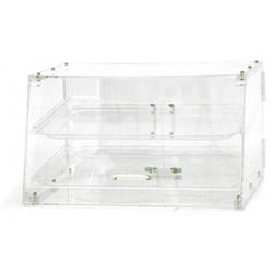 2 TRAY ACRYLIC DISPLAY CASE 20.75" X 15.63" X 12