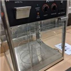 18" REVOLVING PIZZA DISPLAY WITH HUMIDITY/TEMPERA