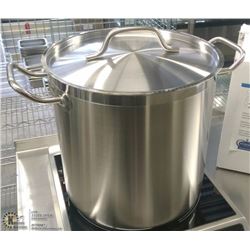 16QT HD STAINLESS STOCK POT INDUCTION CAPABLE