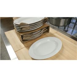11" OVAL PLATTERS - LOT OF 12