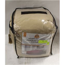 MICROFLEECE KING SIZE CAMEL BEIGE  ANTI PILL SHEET