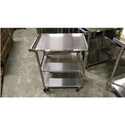 STAINLESS STEEL THREE TIER CART