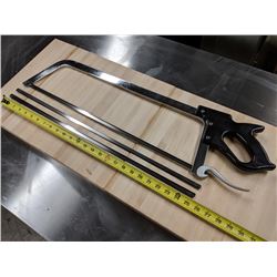 25" HAND SAW WITH 3 BLADES - LOT OF 4 PIECES