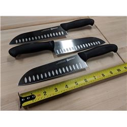 7" MULTI-PURPOSE KNIVES W/G-BLADE, BLACK POLY HAN