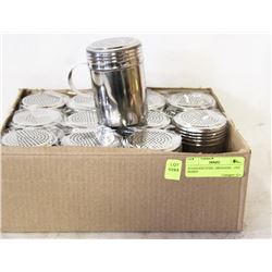 STAINLESS STEEL DREDGERS - ONE DOZEN