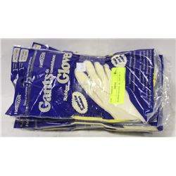 RUBBER GLOVES   XL  LOT OF 12